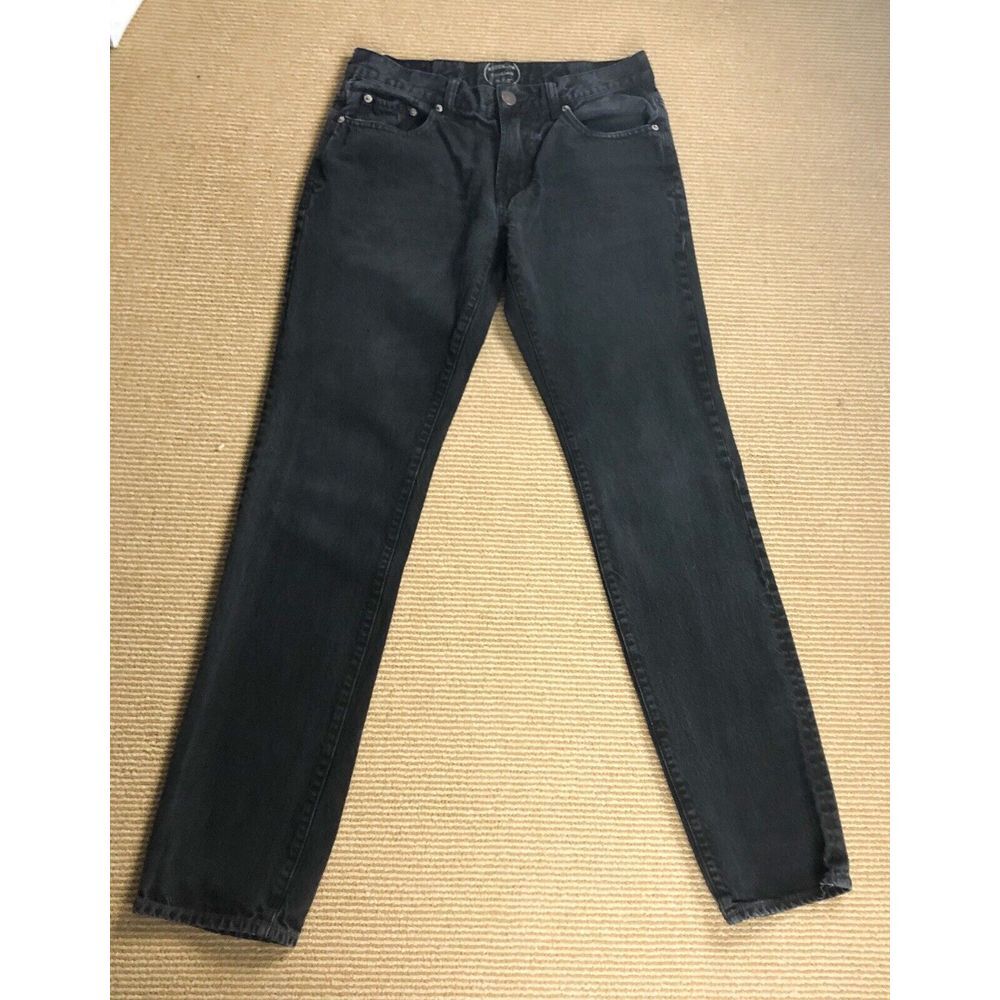 Brooklyn Calling‎ N.Y.C Black Denim Jeans Pants Size 32/34 Faded